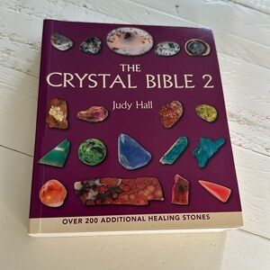 The Crystal Bible 2 author Judy Hall like new book
